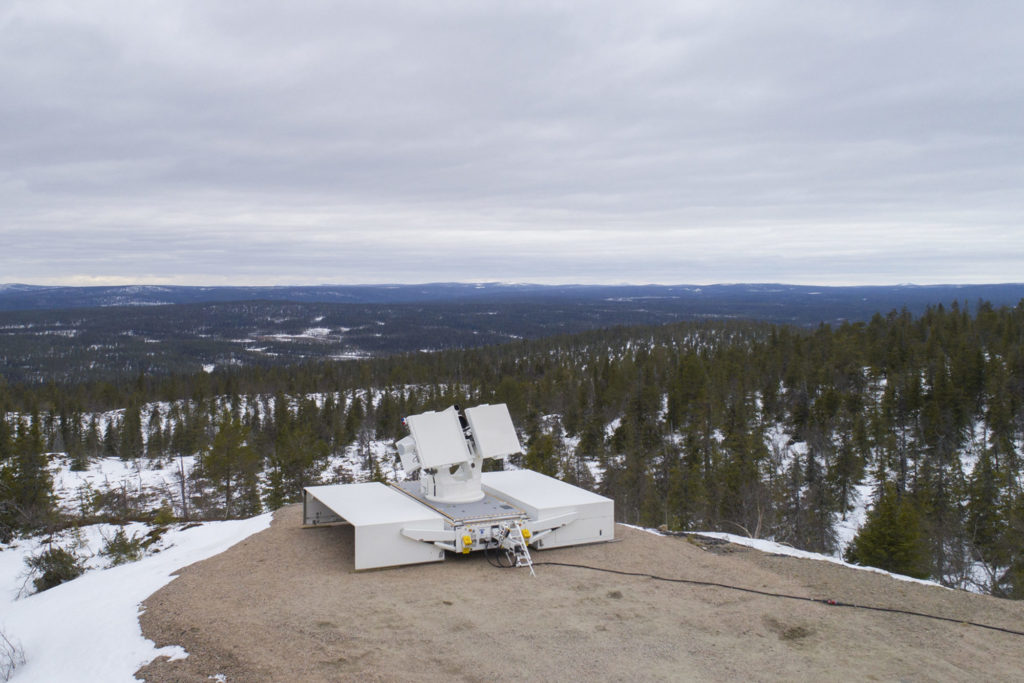 Weibel radar at Vidsel test range